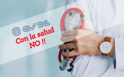 OSDE: CON LA SALUD NO