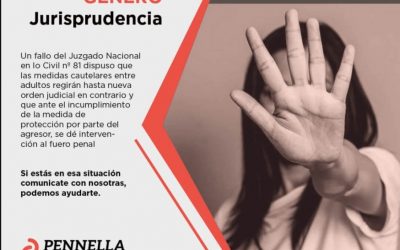 Violencia de Género: medidas de protección entre adultos sin plazo de vencimiento